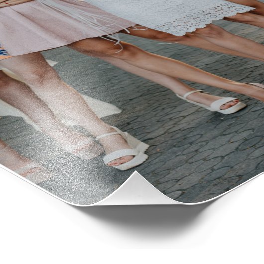 花嫁のベスティー結婚ズの花嫁DIY写真を追加 フォトプリント (角)