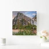 花嫁のベールの滝 スクエア壁時計 (ホーム)