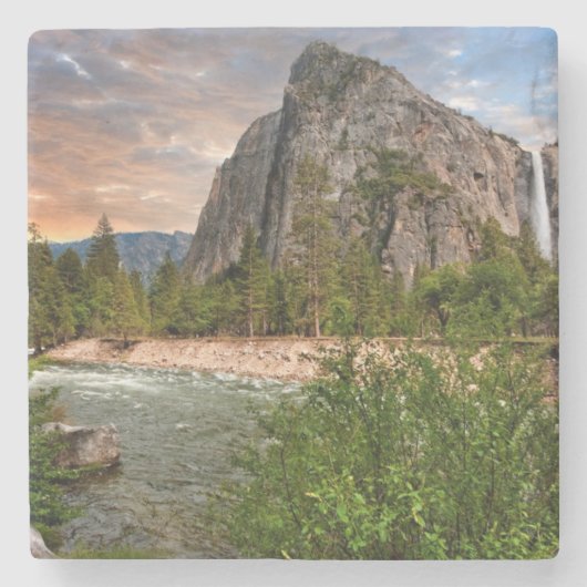 花嫁のベールの滝 ストーンコースター (正面)