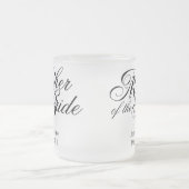 花嫁のマグの母 フロストグラスマグカップ (中央)