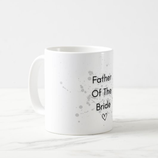 花嫁のマグの父 コーヒーマグカップ (正面左)