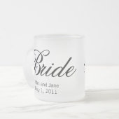 花嫁のマグ フロストグラスマグカップ (正面左)