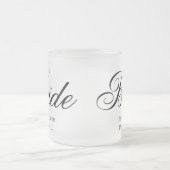 花嫁のマグ フロストグラスマグカップ (中央)