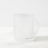 花嫁のマグ-私は彼の、彼は私の花嫁の贈り物 フロストグラスマグカップ (正面右)