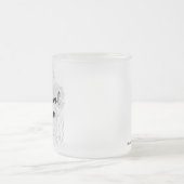 花嫁のマグ-私は彼の、彼は私の花嫁の贈り物 フロストグラスマグカップ (中央)