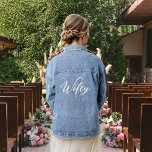 花嫁のミセス結婚の デニムジャケット<br><div class="desc">豪華なデニムジャケット。ブライダルパーティとの写真に最適!</div>