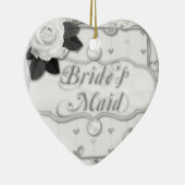 花嫁のメイドの花嫁メイド セラミックオーナメント (右)