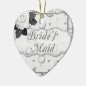 花嫁のメイドの花嫁メイド セラミックオーナメント (左)