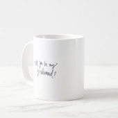 花嫁のメイド?マグDKブルネット花嫁DKブルネットメイド コーヒーマグカップ (正面左)