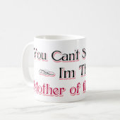 花嫁のユーモアの母 コーヒーマグカップ (正面左)
