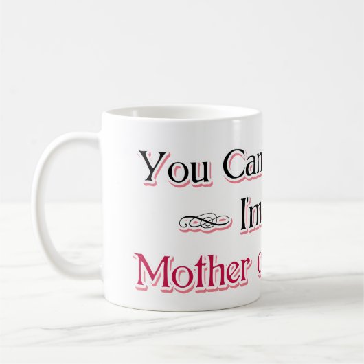 花嫁のユーモアの母 コーヒーマグカップ (左)