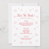 花嫁のラストロデオバチェロレッテ 招待状 (裏面)