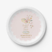 花嫁のランチ&ブライズシャワー用紙皿 ペーパープレート (正面)