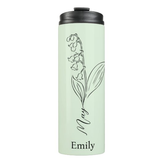 花嫁のリリーオブザバレーメイ誕生花 タンブラー (正面)