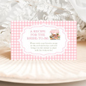 花嫁のレシピを離れた エンクロージャーカード