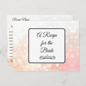 花嫁のレシピカード結婚のレシピ ポストカード (正面/裏面)