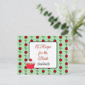 花嫁のレシピカード結婚のレシピ ポストカード (スタンド正面)