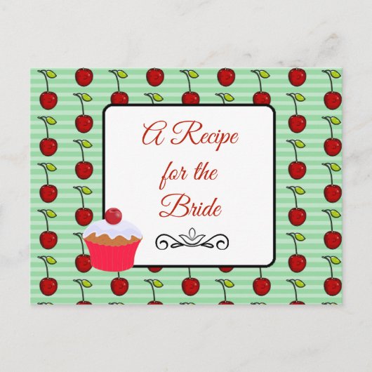 花嫁のレシピカード結婚のレシピ ポストカード (正面)