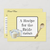 花嫁のレシピカード結婚のレシピ ポストカード (正面/裏面)