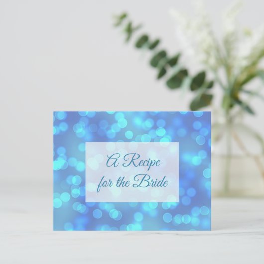 花嫁のレシピカード結婚のレシピ ポストカード (スタンド正面)