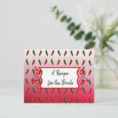 花嫁のレシピカード結婚のレシピ ポストカード (スタンド正面)