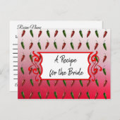 花嫁のレシピカード結婚のレシピ ポストカード (正面/裏面)