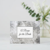 花嫁のレシピカード結婚のレシピ ポストカード (スタンド正面)