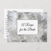 花嫁のレシピカード結婚のレシピ ポストカード (正面/裏面)