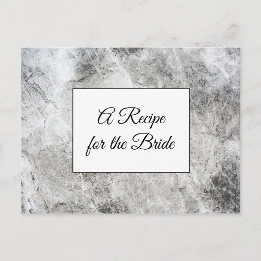 花嫁のレシピカード結婚のレシピ ポストカード (正面)