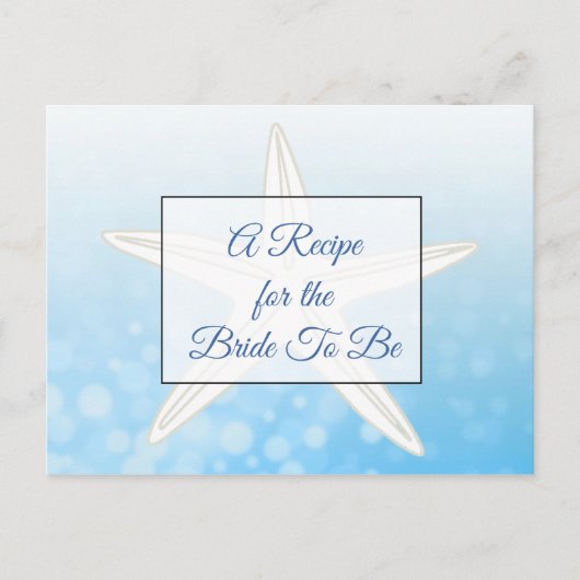 花嫁のレシピカード結婚のレシピ ポストカード (正面)