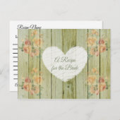 花嫁のレシピカード結婚のレシピ ポストカード (正面/裏面)