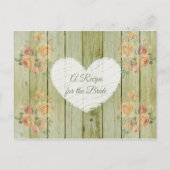 花嫁のレシピカード結婚のレシピ ポストカード (正面)