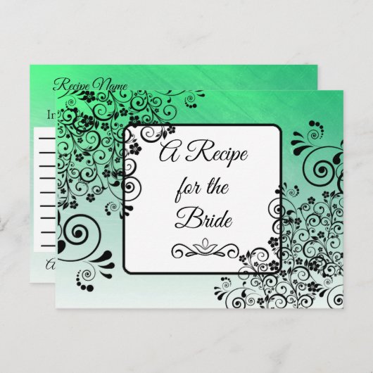 花嫁のレシピカード結婚のレシピ ポストカード (正面/裏面)