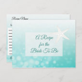 花嫁のレシピカード結婚のレシピ ポストカード (正面/裏面)