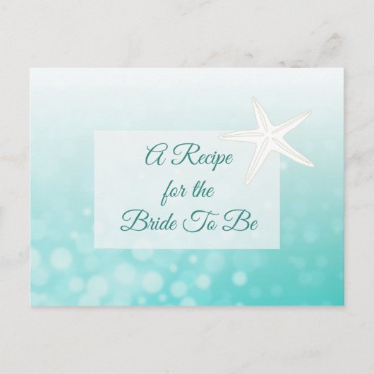 花嫁のレシピカード結婚のレシピ ポストカード (正面)