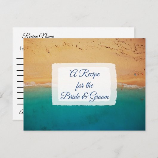 花嫁のレシピカード結婚のレシピ ポストカード (正面/裏面)