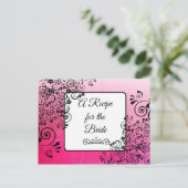 花嫁のレシピカード結婚のレシピ ポストカード (スタンド正面)