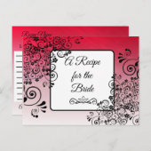 花嫁のレシピカード結婚のレシピ ポストカード (正面/裏面)