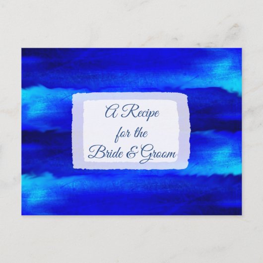 花嫁のレシピカード結婚のレシピ ポストカード (正面)