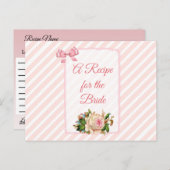 花嫁のレシピカード結婚のレシピ ポストカード (正面/裏面)