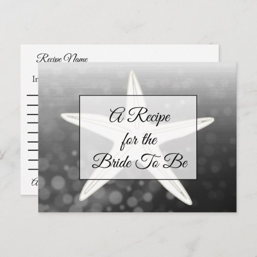 花嫁のレシピカード結婚のレシピ ポストカード (正面/裏面)