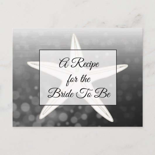花嫁のレシピカード結婚のレシピ ポストカード (正面)