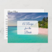 花嫁のレシピカード結婚のレシピ ポストカード (正面/裏面)