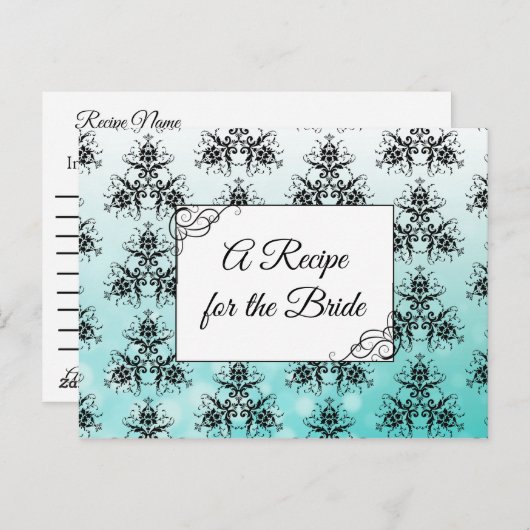 花嫁のレシピカード結婚のレシピ ポストカード (正面/裏面)