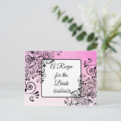 花嫁のレシピカード結婚のレシピ ポストカード (スタンド正面)