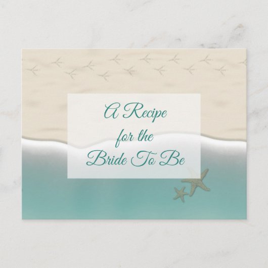 花嫁のレシピカード結婚のレシピ ポストカード (正面)