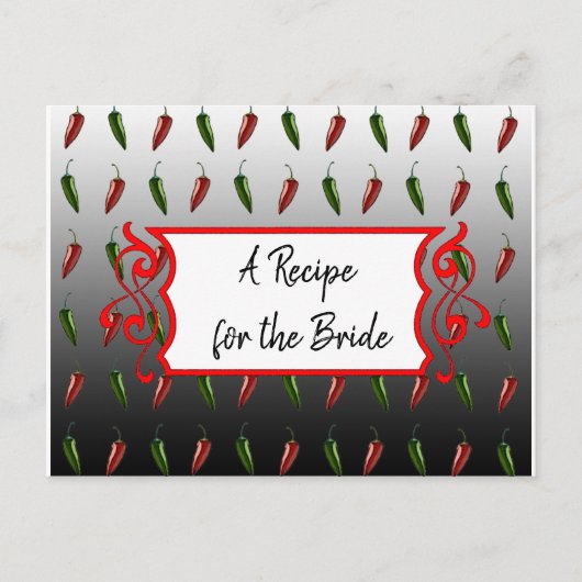 花嫁のレシピカード結婚のレシピ ポストカード (正面)