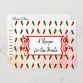 花嫁のレシピカード結婚のレシピ ポストカード (正面/裏面)