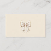 花嫁のレシピパールとプロセッコブライダル エンクロージャーカード (裏面)