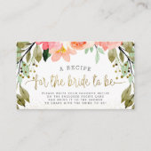 花嫁のレシピ エンクロージャーカード (正面)